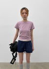 [MADE] Selni Round-Neck Short-Sleeve Tee (Set Available)