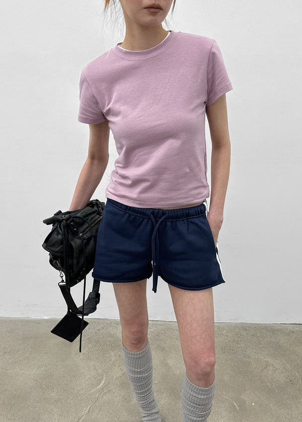 [MADE] Selni Round-Neck Short-Sleeve Tee (Set Available)