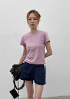 [MADE] Selni Round-Neck Short-Sleeve Tee (Set Available)