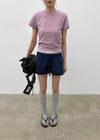 [MADE] Selni Round-Neck Short-Sleeve Tee (Set Available)