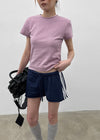 [MADE] Selni Round-Neck Short-Sleeve Tee (Set Available)