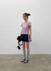 [MADE] Selni Round-Neck Short-Sleeve Tee (Set Available)