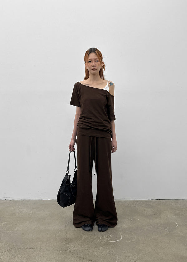 [MADE] Selni Semi-Bootcut Banded Pants (Set Available)