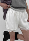 Kaihu Lace Satin Shorts