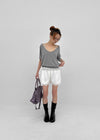 Kaihu Lace Satin Shorts