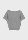 [MADE] Lumico Raglan V-Neck Short-Sleeve Knit