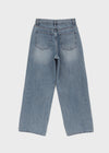 Hupu Damaged Wide Denim Pants