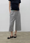 [MADE] Pixiv Summer Stripe Bermuda Banded Pants