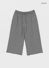 [MADE] Pixiv Summer Stripe Bermuda Banded Pants