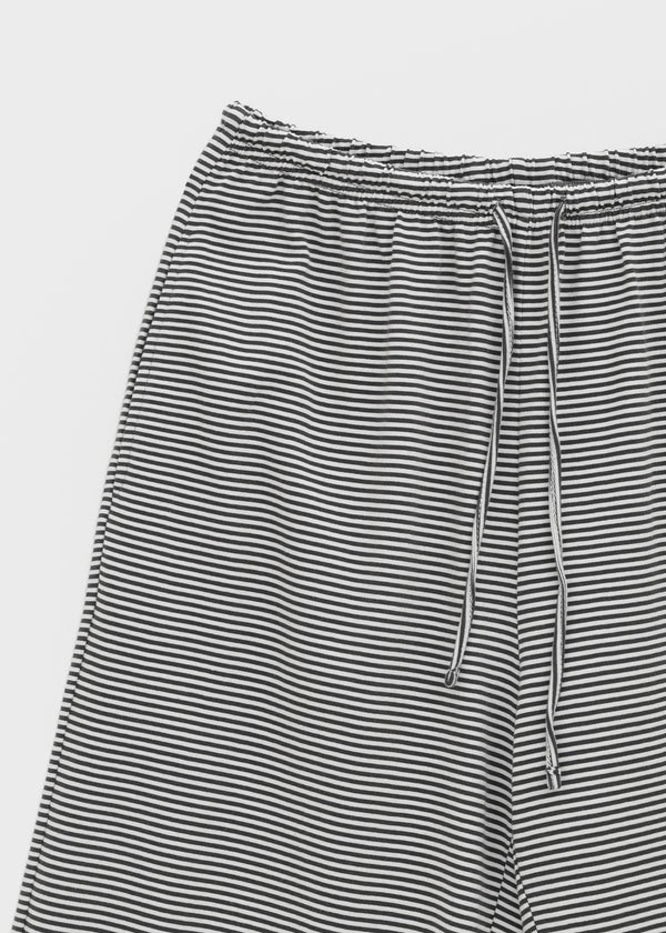 [MADE] Pixiv Summer Stripe Bermuda Banded Pants