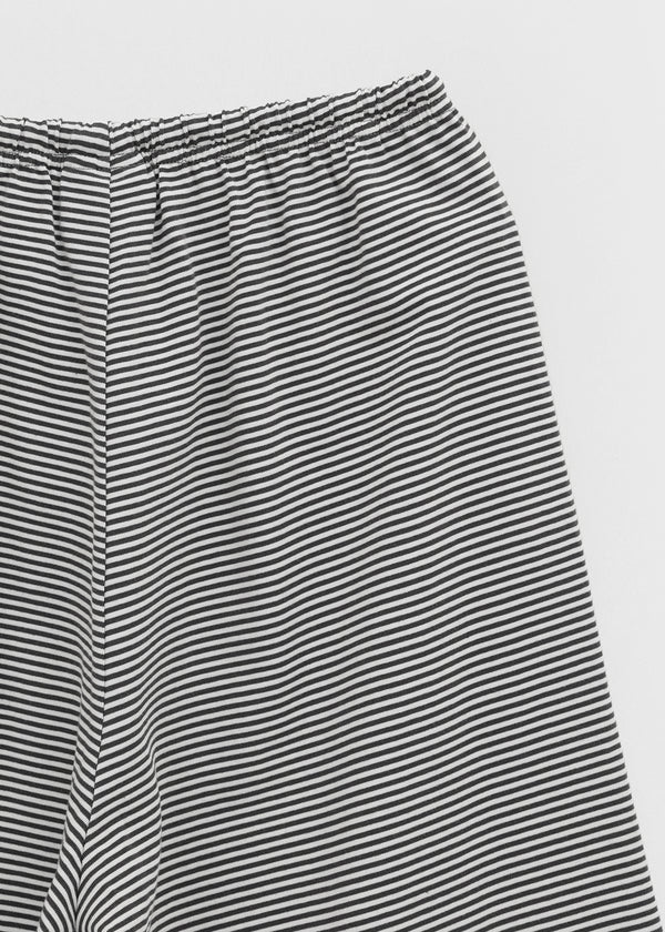 [MADE] Pixiv Summer Stripe Bermuda Banded Pants