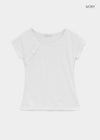 Lulual Side Henley Neck Short Sleeve Tee