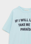 Sindella Loose Fit Printed Short Sleeve T-shirt