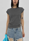 Odell Cut-out Cap Sleeve Short-sleeve Tee