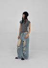Odell Cut-out Cap Sleeve Short-sleeve Tee