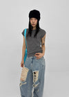 Odell Cut-out Cap Sleeve Short-sleeve Tee