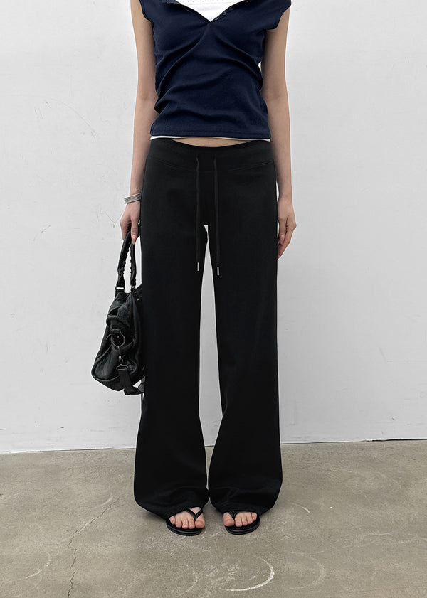 [MADE] Bient Low-Waist Bootcut Banding Pants
