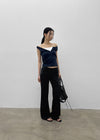 [MADE] Bient Low-Waist Bootcut Banding Pants