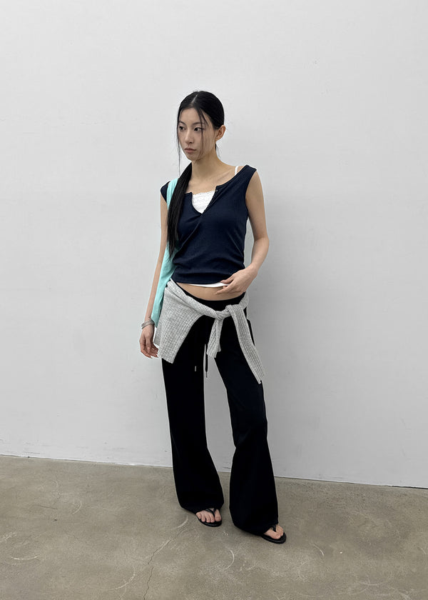 [MADE] Bient Low-Waist Bootcut Banding Pants