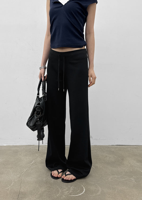 [MADE] Bient Low-Waist Bootcut Banding Pants