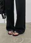 [MADE] Bient Low-Waist Bootcut Banding Pants