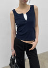 Verito Button Point Sleeveless