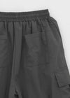 (UNISEX) Kanchok Shirred Cargo Nylon Bermuda Shorts