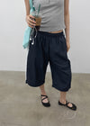 Chevon Track Nylon 3/4 Capri Pants