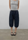 Chevon Track Nylon 3/4 Capri Pants