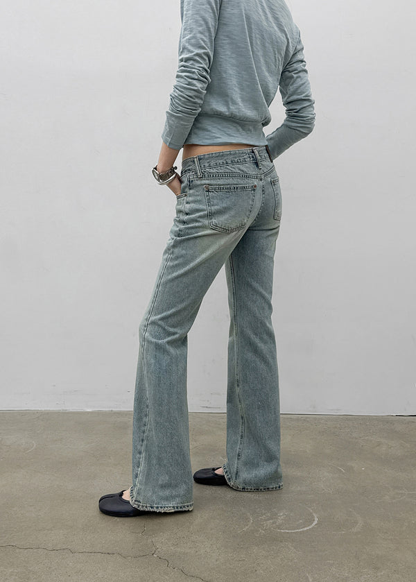 Logem Low-waist Bootcut Denim Pants