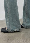Logem Low-waist Bootcut Denim Pants