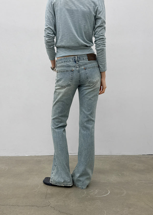 Logem Low-waist Bootcut Denim Pants