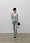 Logem Low-waist Bootcut Denim Pants