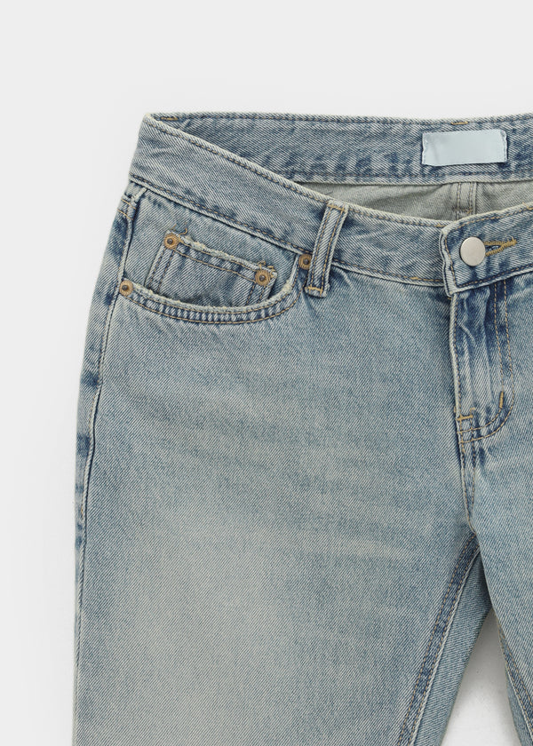 Logem Low-waist Bootcut Denim Pants