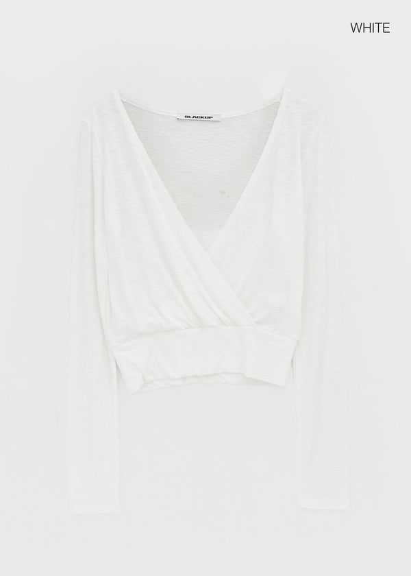 [MADE] Tilki Summer Wrap Long Sleeve Top