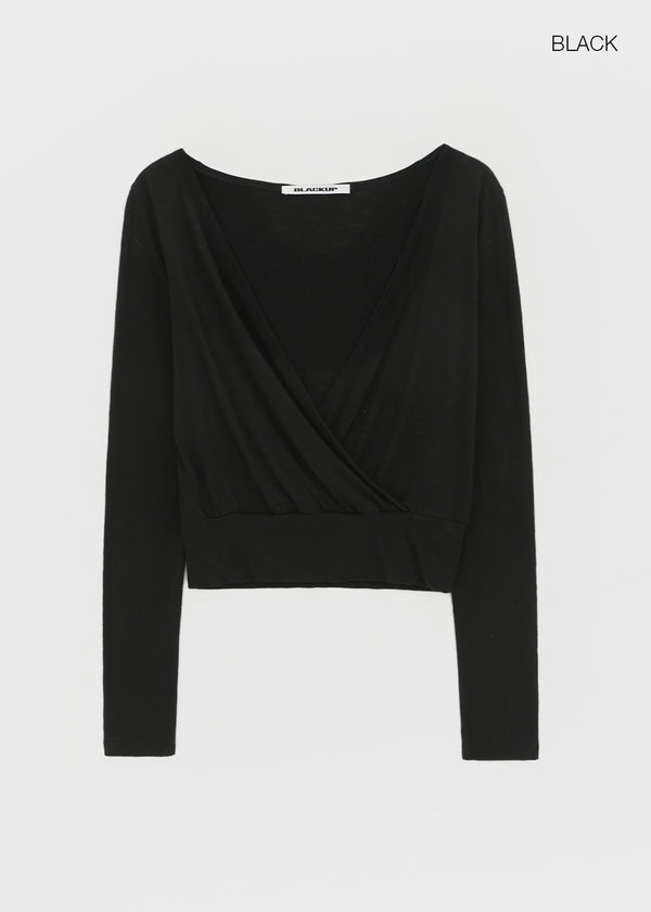 [MADE] Tilki Summer Wrap Long Sleeve Top