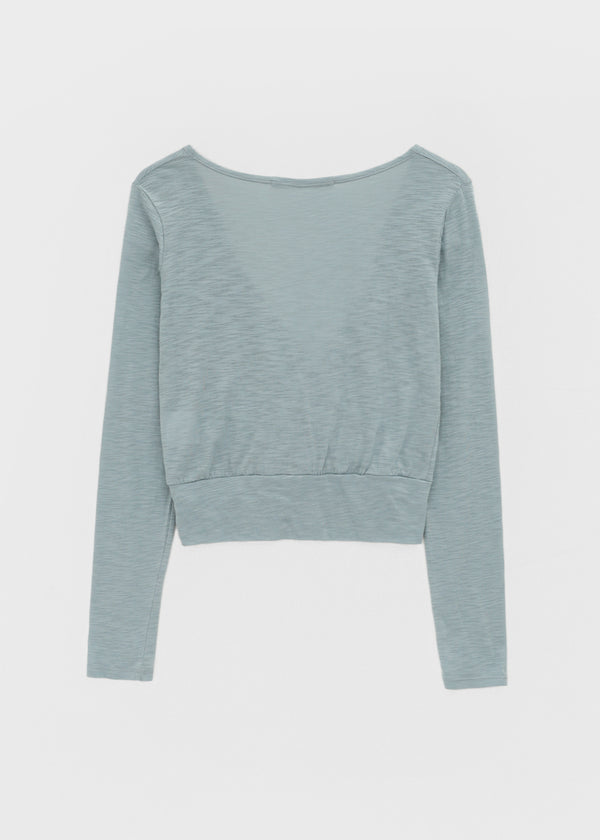 [MADE] Tilki Summer Wrap Long Sleeve Top