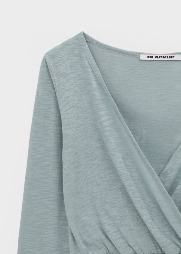 [MADE] Tilki Summer Wrap Long Sleeve Top