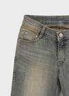 Cotden Yellowteen Low-waist Bootcut Denim Pants