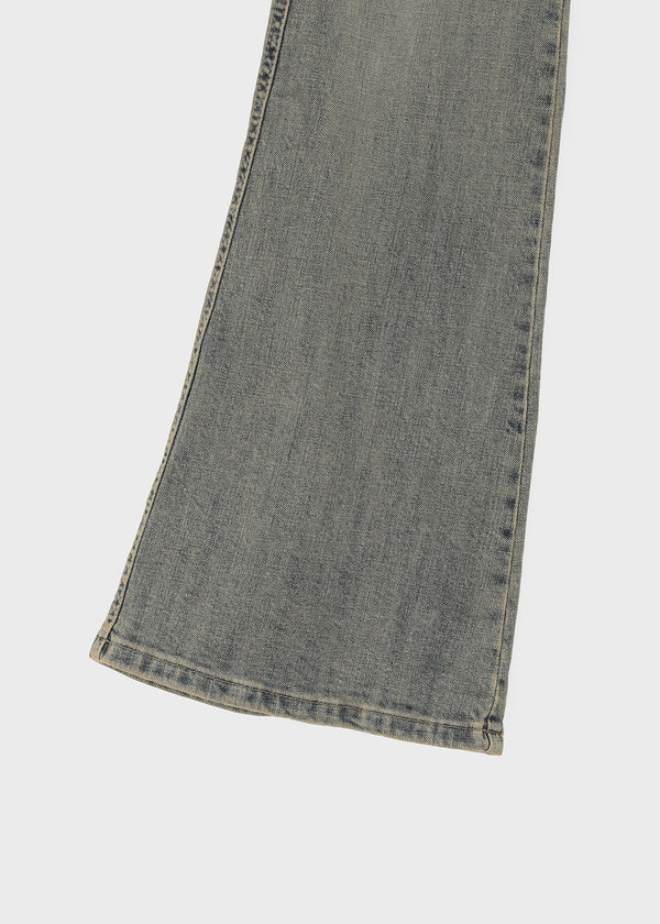 Cotden Yellowteen Low-waist Bootcut Denim Pants