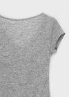 Ramun Summer Tencel Shirred Lace Short Sleeve Tee