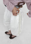 Chevon Track Nylon 3/4 Capri Pants