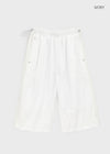 Chevon Track Nylon 3/4 Capri Pants