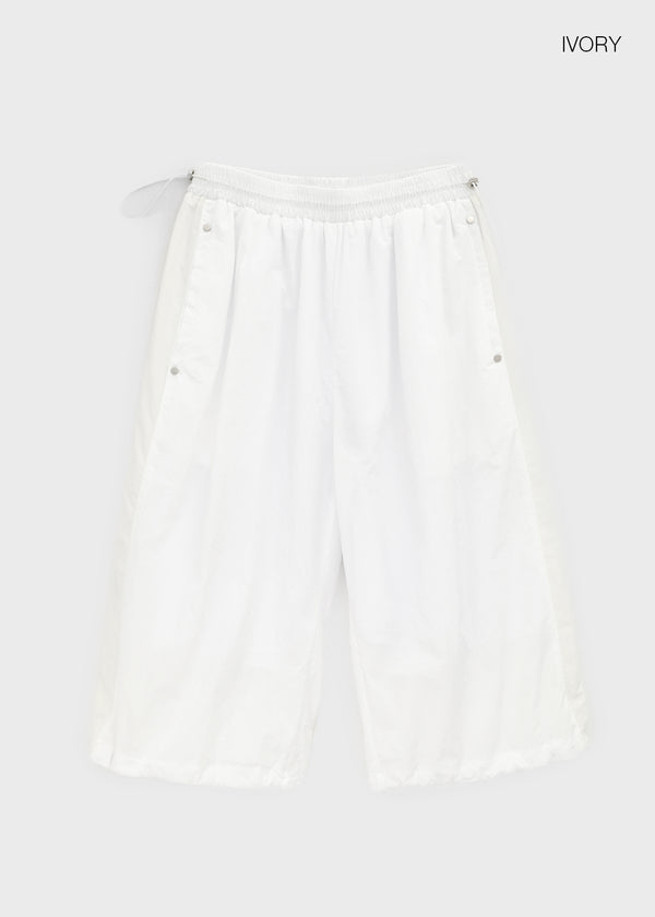 Chevon Track Nylon 3/4 Capri Pants