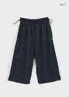 Chevon Track Nylon 3/4 Capri Pants