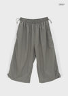 Chevon Track Nylon 3/4 Capri Pants
