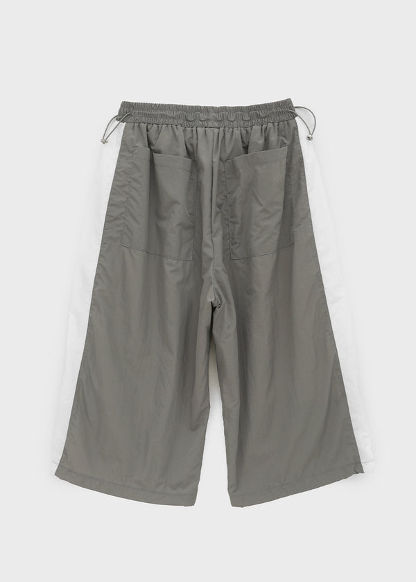 Chevon Track Nylon 3/4 Capri Pants
