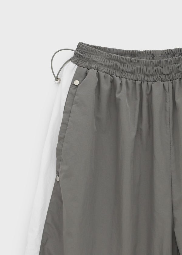 Chevon Track Nylon 3/4 Capri Pants