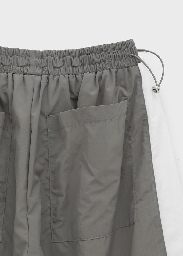 Chevon Track Nylon 3/4 Capri Pants