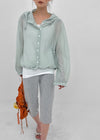 Sierreu Hood String Windbreaker